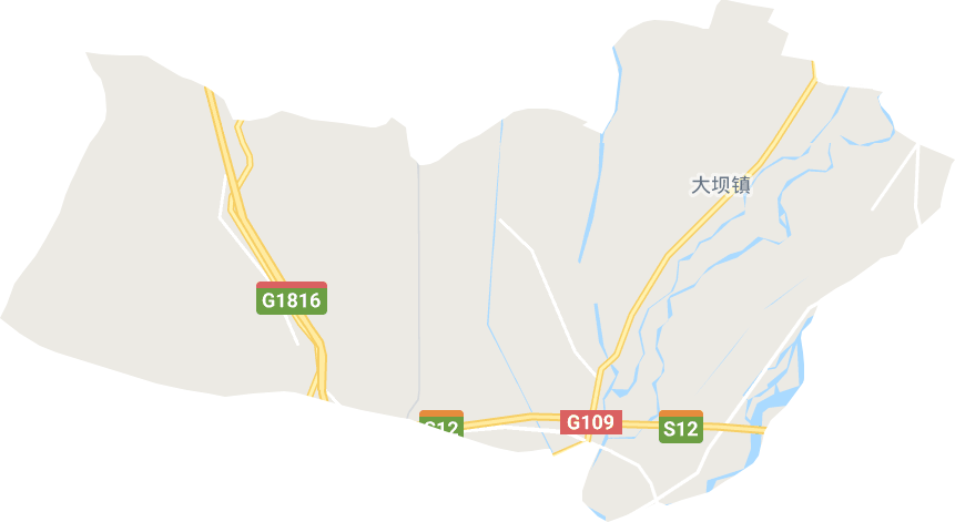 大坝镇电子地图
