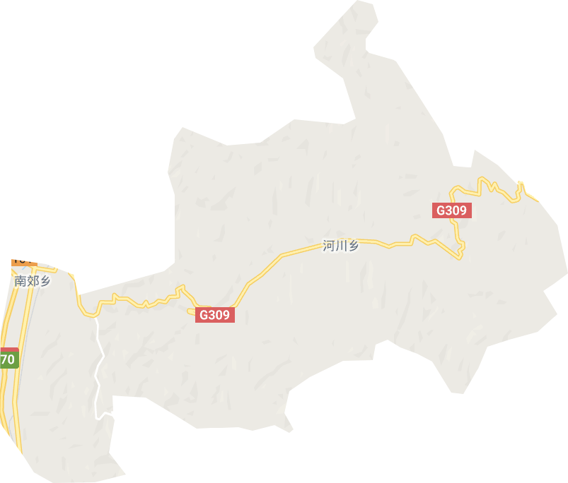 河川乡电子地图
