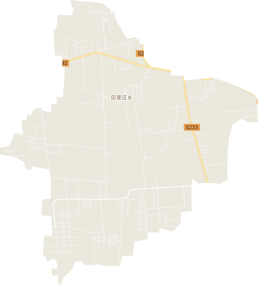 田家庄乡电子地图