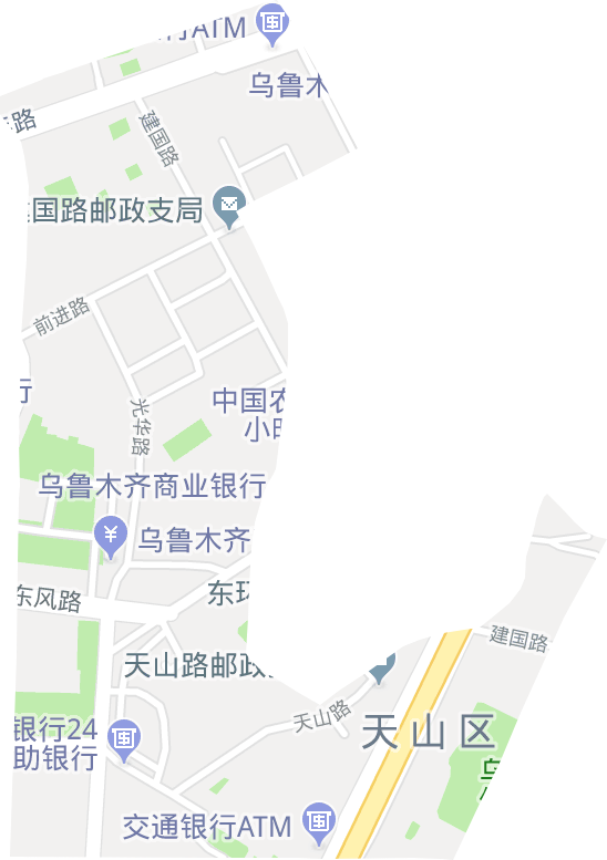 解放北路街道电子地图