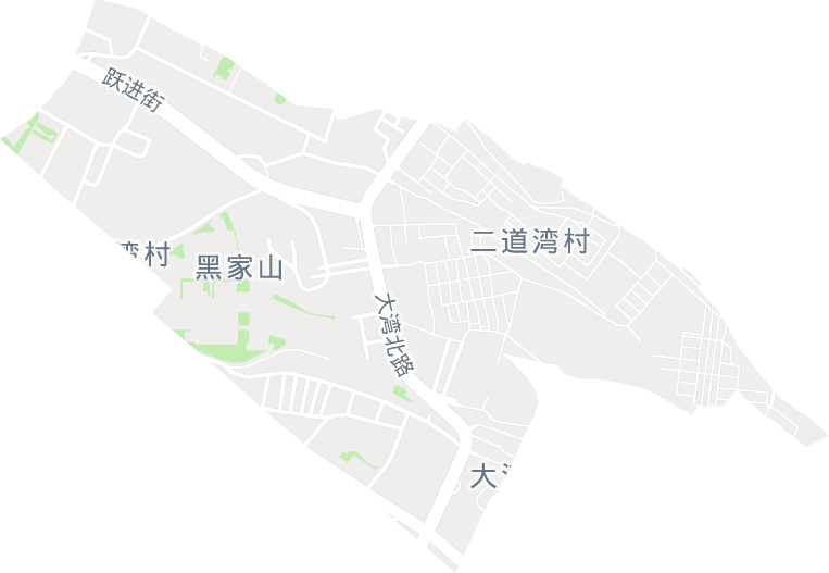 黑甲山街道电子地图