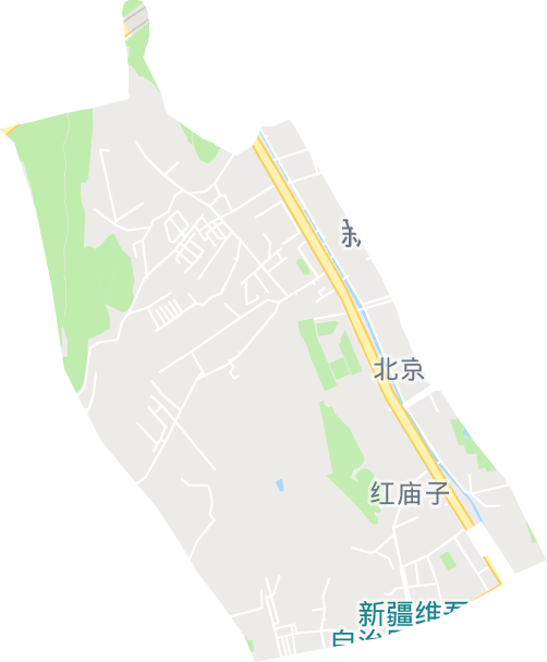 红庙子街道电子地图