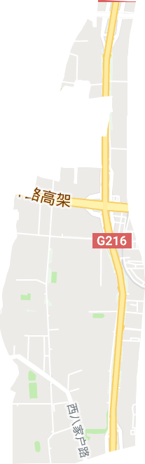 银川路街道电子地图
