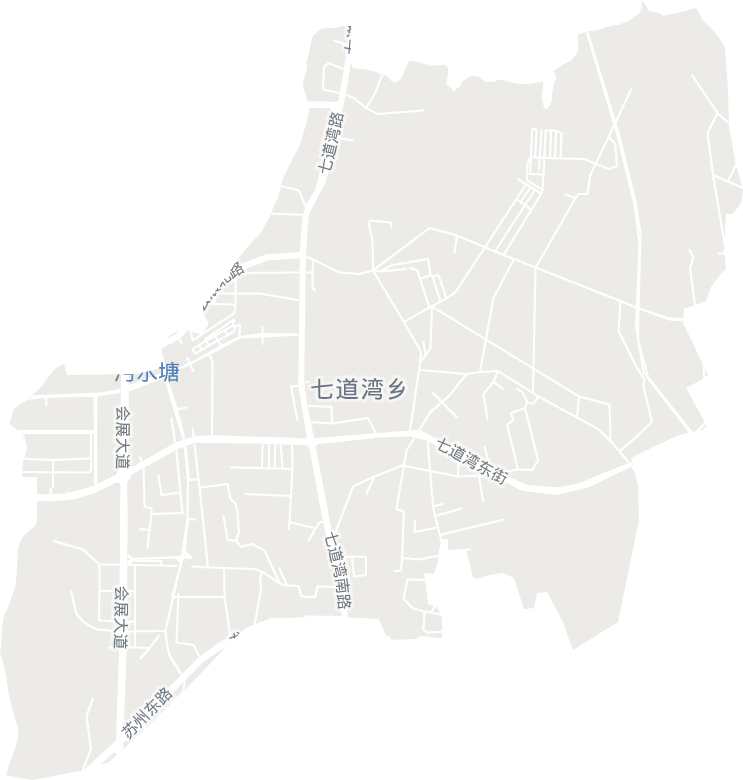七道湾街道电子地图