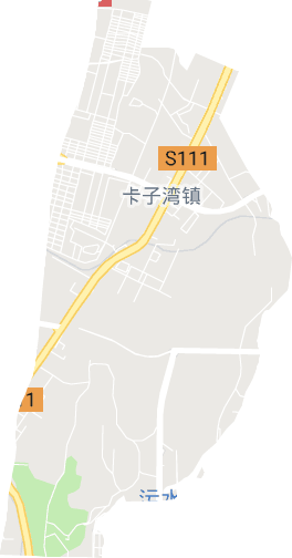 卡子湾街道电子地图
