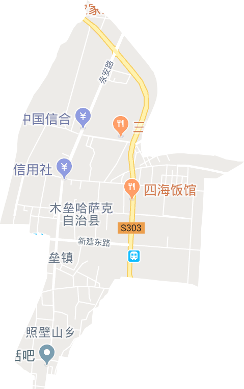 木垒镇电子地图
