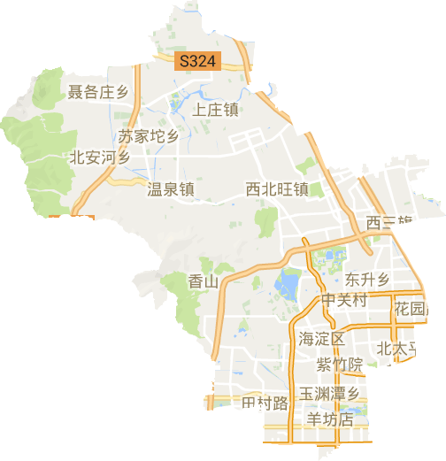 海淀区电子地图