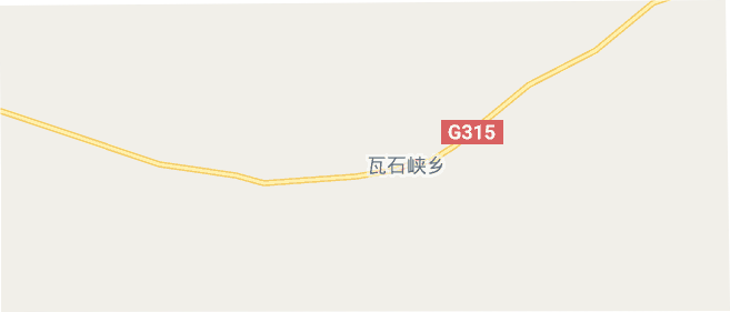 瓦石峡镇电子地图