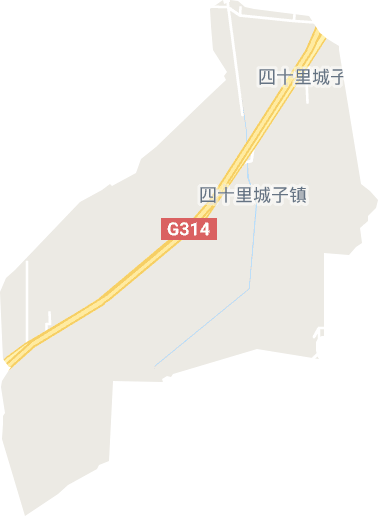 四十里城子镇电子地图