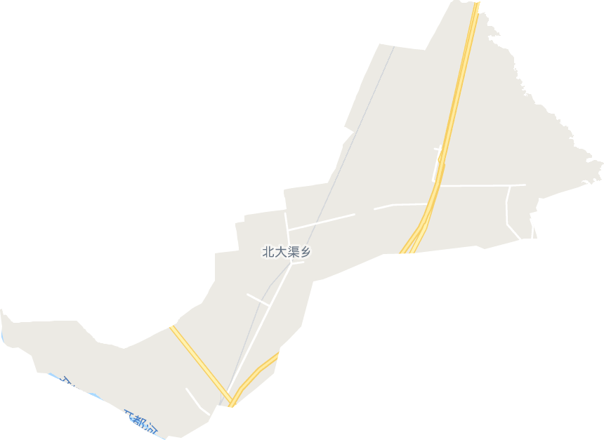 北大渠乡电子地图