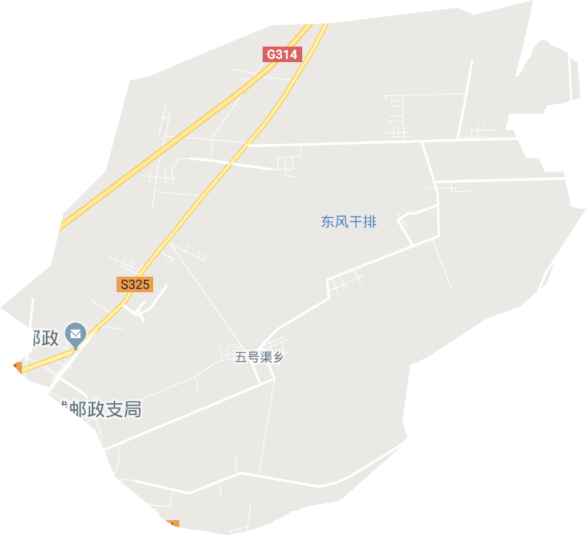 五号渠乡电子地图