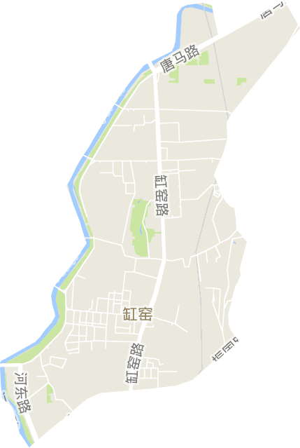 缸窑街道电子地图