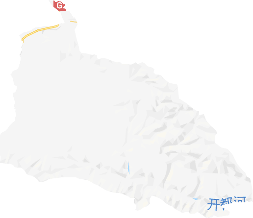 巴音布鲁克镇电子地图