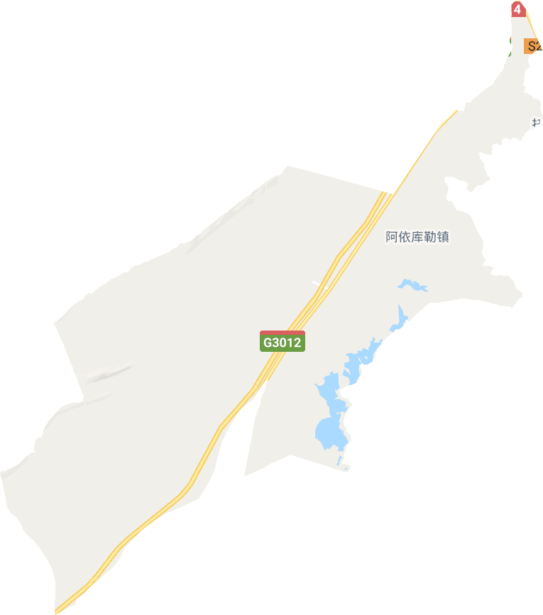 阿依库勒镇电子地图