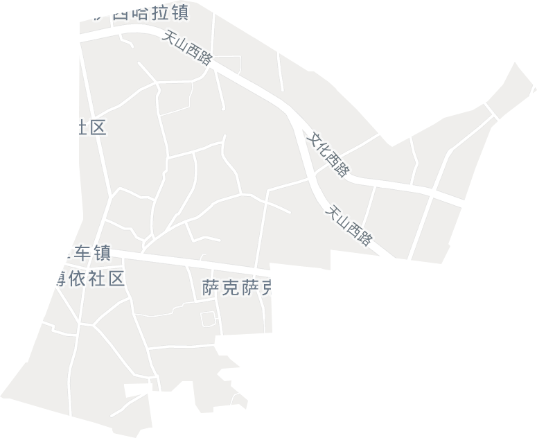 萨克萨克街道电子地图
