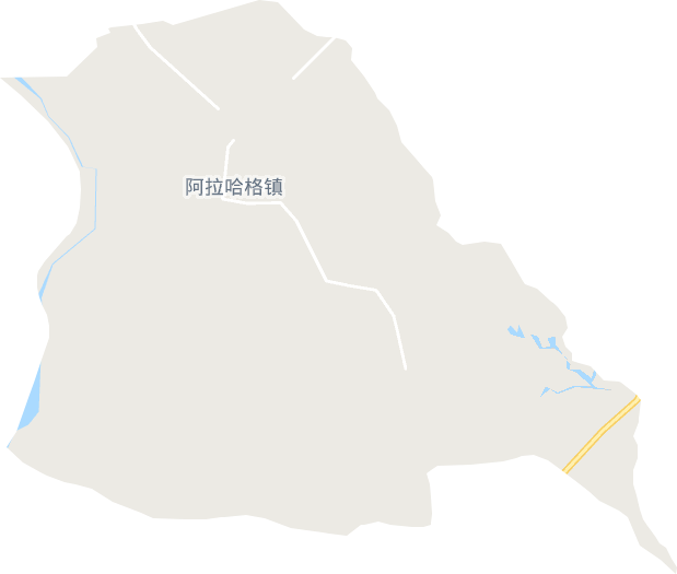阿拉哈格镇电子地图