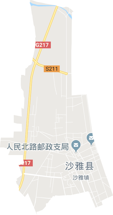 沙雅镇电子地图