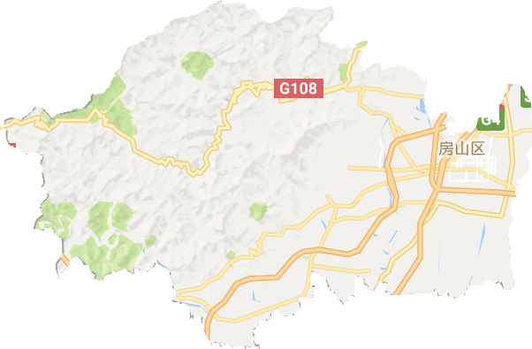 房山区电子地图