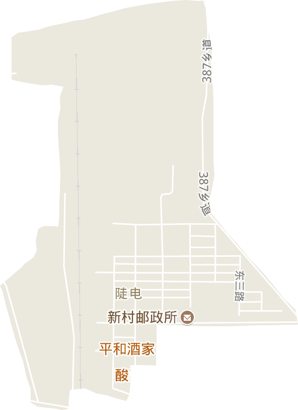陡电街道电子地图
