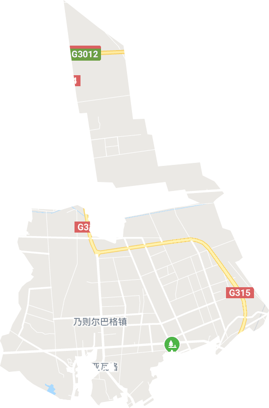 乃则尔巴格镇电子地图
