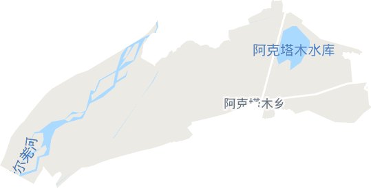 阿克塔木乡电子地图