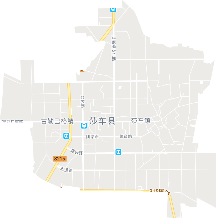 莎车镇电子地图