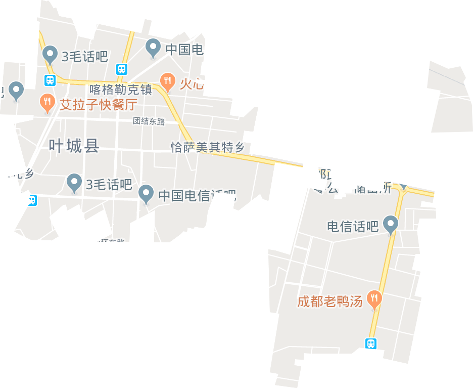 喀格勒克镇电子地图