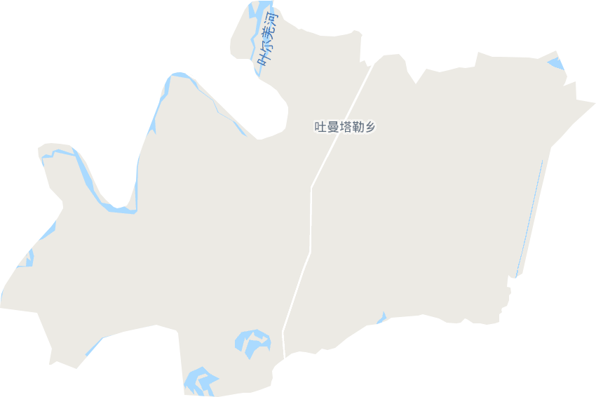 吐曼塔勒乡电子地图