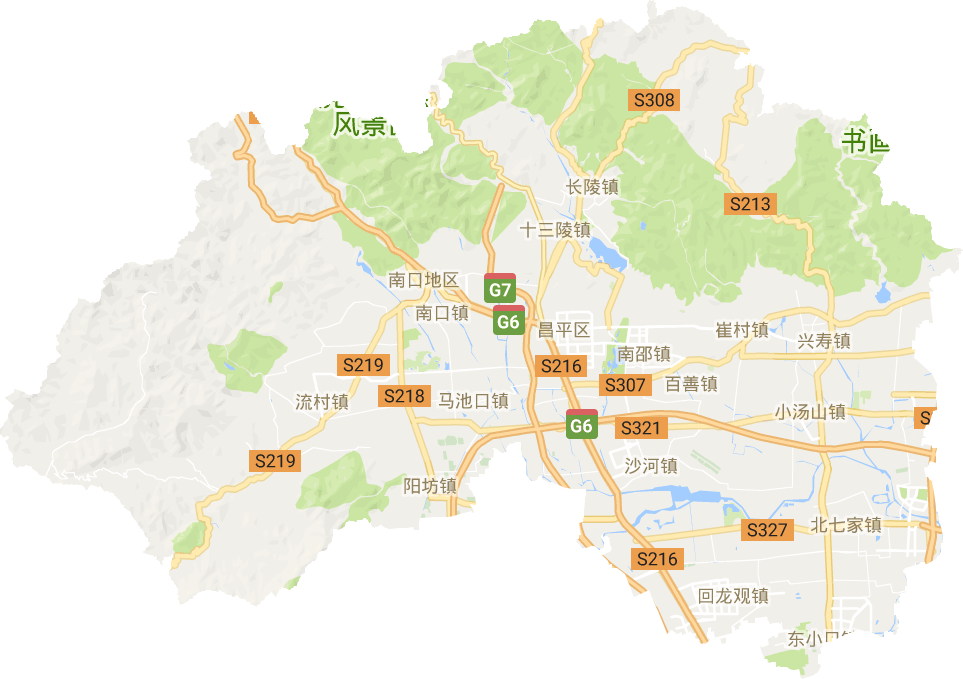 昌平区电子地图