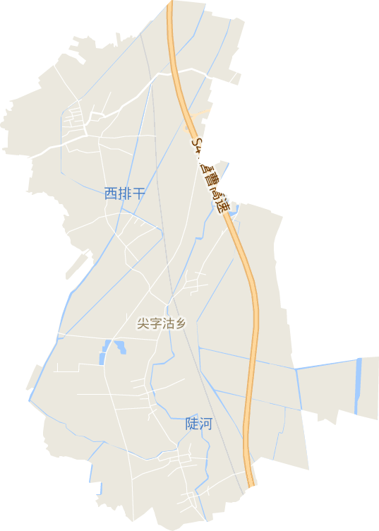 尖字沽乡电子地图