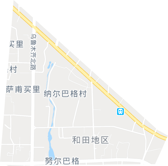 奴尔巴格街道电子地图