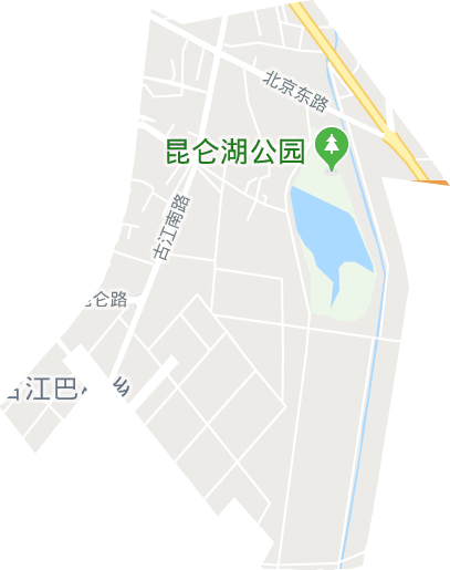 古江巴格街道电子地图