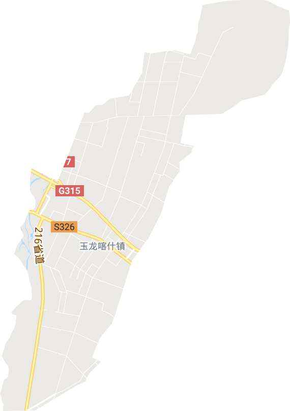 玉龙喀什镇电子地图