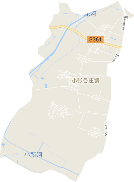 小张各庄镇电子地图