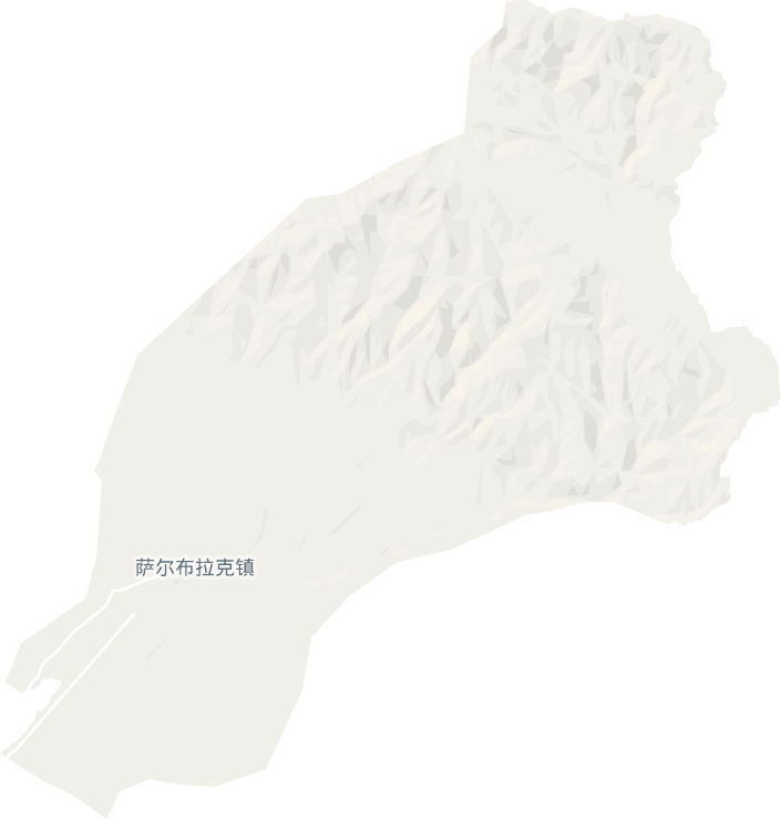 萨尔布拉克镇电子地图