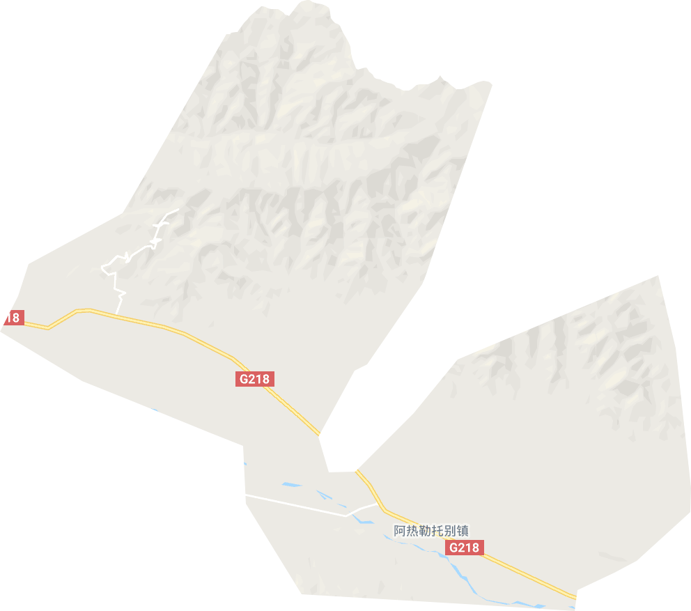 阿热勒托别镇电子地图