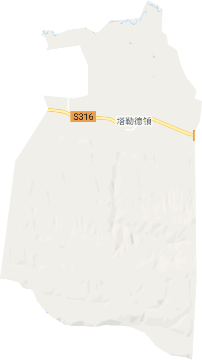 塔勒德镇电子地图