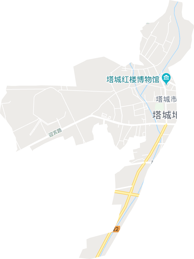 杜别克街道电子地图
