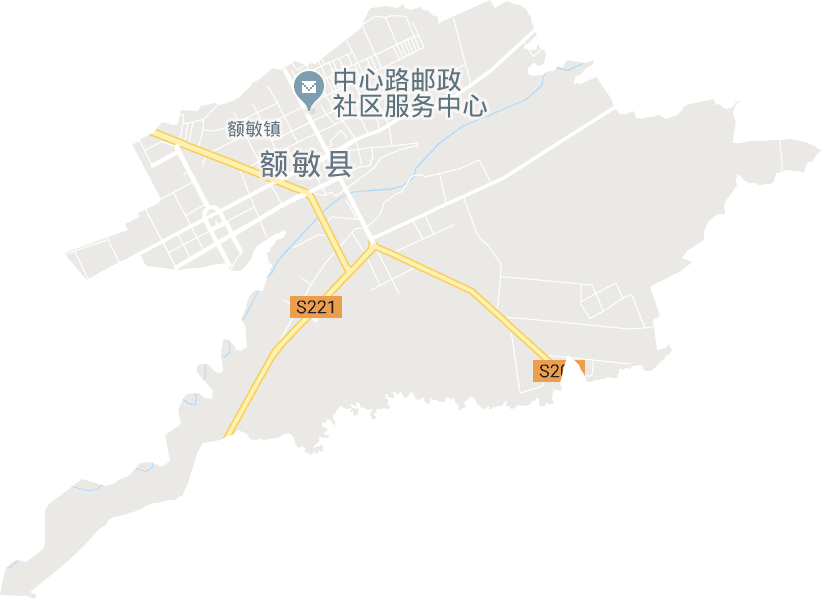 额敏镇电子地图