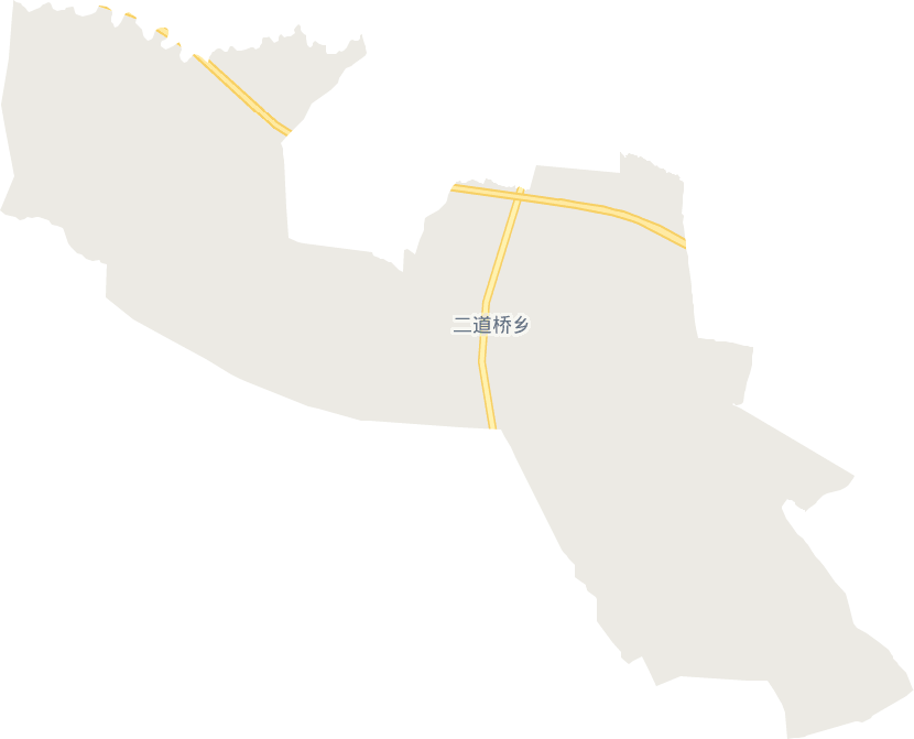 二道桥乡电子地图