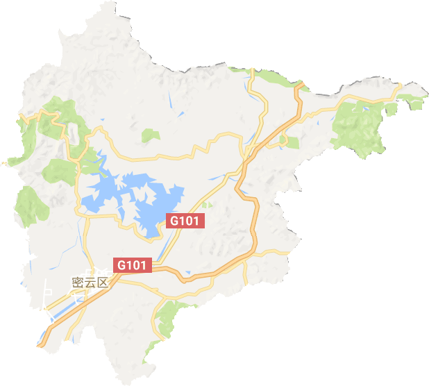 密云区电子地图