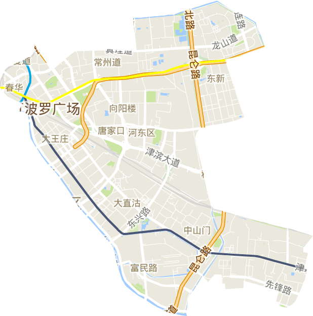 河东区电子地图
