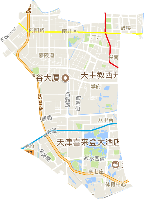 南开区电子地图