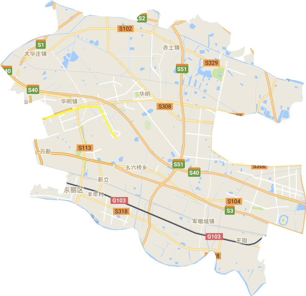 东丽区电子地图