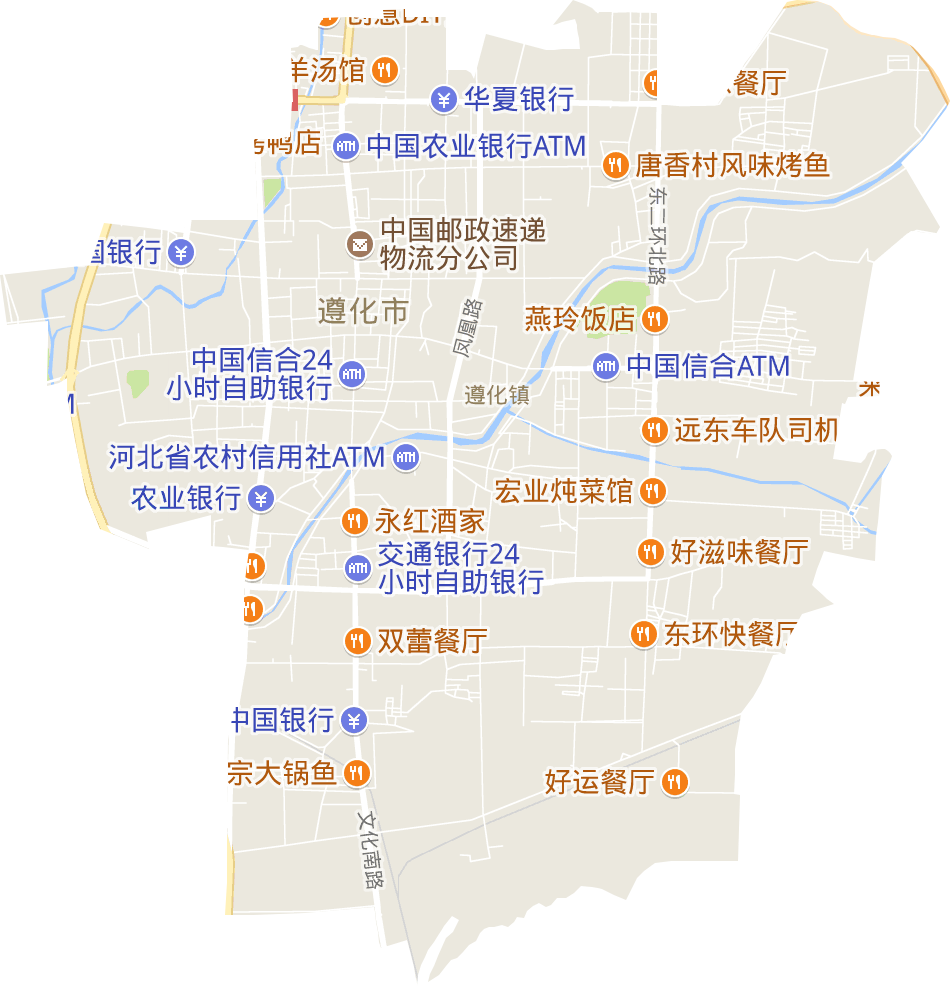 遵化镇电子地图