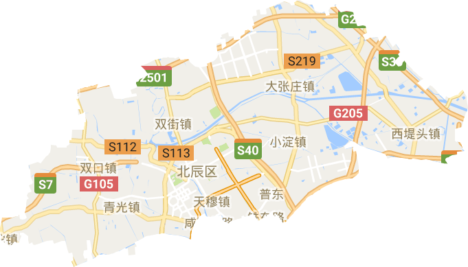 北辰区电子地图
