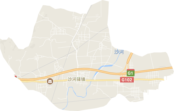 沙河驿镇电子地图