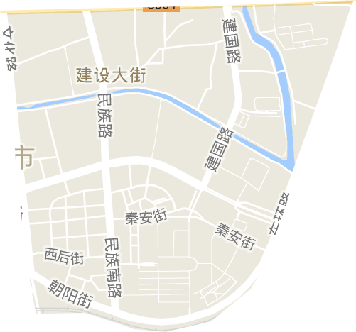 建设大街街道电子地图