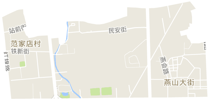 燕山大街街道电子地图