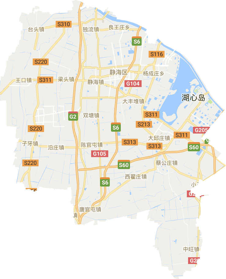 静海区电子地图